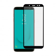Folie Sticla NanoGlass pentru Samsung Galaxy J6 (2018), 3D, Full Cover (acopera tot ecranul), Negru foto