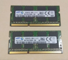 Memorii RAM DDR3 kit 16GB 2 x 8GB SAMSUNG 2RX8 PC3L 12800 la 1600Mhz laptop foto