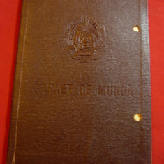 Carnet de Munca - incomplet- Ceausescu Gheorghe 1961