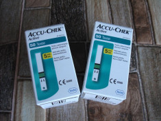 Teste Glicemie ACCU-CHECK Active 50 Teste Cutie Bandelete Diabet Accu Chek foto