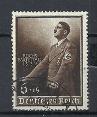 GERMANIA (REICH) 1939 ? PORTRET ADOLF HITLER, timbru stampilat, SUPRATIPAR, L51 foto