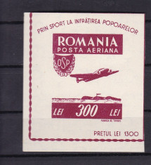 ROMANIA 1946 LP 201 OSP P.A. MNH foto