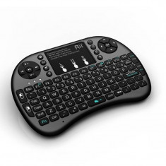 Mini tastatura wireless Rii tek i8+ wireless cu touchpad compatibila PC Android Linux foto