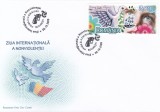 ROMANIA 2009 LP 1847 ZIUA INTERNATIONALA A NONVIOLENTEI FDC