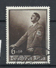 GERMANIA (REICH) 1939 ? PORTRET ADOLF HITLER, timbru stampilat, L52 foto