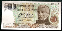 Argentina 50 Pesos 1983 - 1985 UNC necirculata ** foto