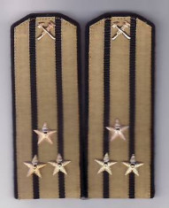 Epoleti de parada ofiter marina ( capitan rangul 1 ) URSS foto