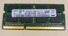 DDR3 RAM laptop memorie SAMSUNG 4GB 2RX8 PC3 10600 frecventa 1333 Mhz 1.5v foto