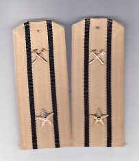 Epoleti ofiter marina URSS ( capitan rangul 3 ) uniforma de vara foto