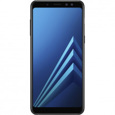 Telefon mobil Samsung Galaxy A8 (2018), Dual SIM, 32GB, 4G, negru foto