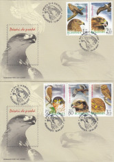 ROMANIA 2007 LP 1760 PASARI DE PRADA SERIE FDC foto