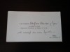 Carte de vizita Lt. Colonel Stefan Stroia, cu dedicatie