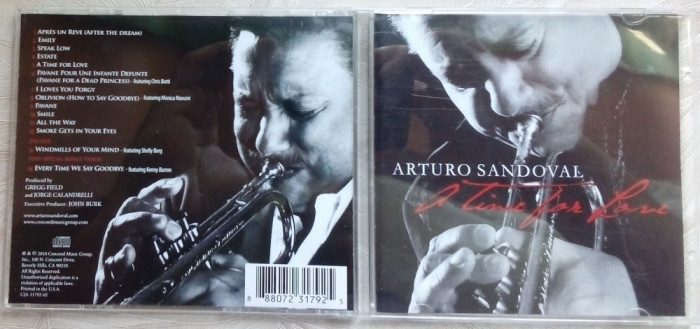 CD CONCORD JAZZ: ARTURO SANDOVAL - A TIME FOR LOVE (2010)