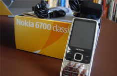 Telefon Nokia 6700 classic original argintiu reconditionat / 6700c cu garantie foto