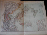 Harta color 37/46 cm - Italie 24 - Atlas de Geographie Moderne, Paris, 1901