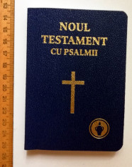 BIBLIE DE BUZUNAR - NOUL TESTAMENT CU PSALMII - NEFOLOSITA foto