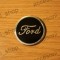 Emblema capac roata FORD negru 60 mm
