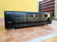 Deck Kenwood KX-9050S 3 capete direct drive dublu cabestan Dolby S cap de serie foto