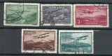 ROMANIA 1931 &ndash; VEDERI (POSTA AERIANA), serie stampilata, L188