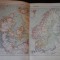 Harta color 37/46 cm - P. Scandinava 32 - Atlas de Geographie Moderne,Paris,1901