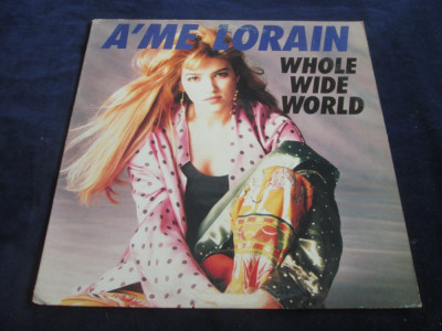 A&amp;#039;me Lorain - Whole Wid World _ vinyl,12&amp;quot; _ RCA (SUA , 1989 ) foto