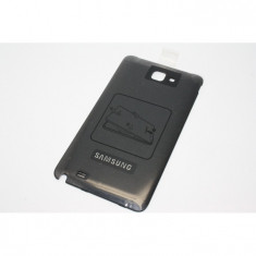 Pachet Capac spate Samsung Galaxy Note 1 N7000 alb negru + folie sticla foto