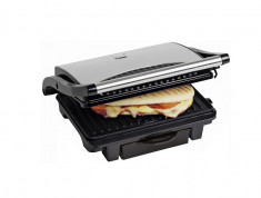 Gratar electric Bestron ASW113S Panini Grill 1000W Inox foto