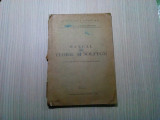MANUAL DE TEORIE SI SOLFEGII - Jurubita Matei, Zamfir Constantin - 1956, 185 p., Alta editura, Clasa 7, Educatie Muzicala