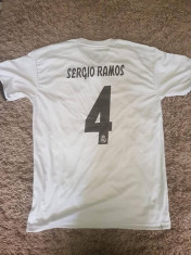 Tricou fotbal REAL MADRID,model 2018-2019 4 RAMOS foto