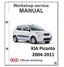 Manual pentru service Kia Picanto 2004-2011 OFFICIAL WORKSHOP MANUAL foto