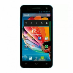 Smartphone Mediacom PhonePad Duo S501 , Dual Sim , 5 Inch , Quad Core , 1 GB RAM , 8GB , Android Kit Kat , Albastru foto