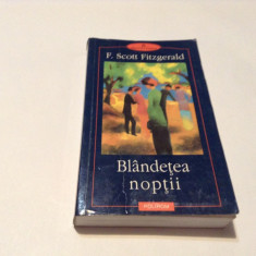 BLANDETEA NOPTII - F.SCOTT FITZGERALD,RF14/1