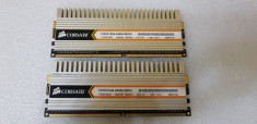 Memorie RAM desktop 1GB DDR2 Corsair CM2X1024-6400C5DHX 1.8V ver5.1 - poze reale foto