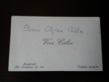 Carte de vizita Vera Călin