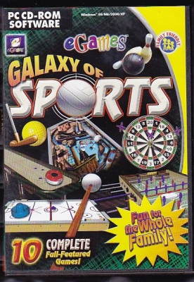 GALAXY OF GAMES SPORTS. JOC PC FAMILY. ORIGINAL foto