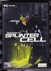 SPLINTER CELL. JOC PC DE ACTIUNE. ORIGINAL foto