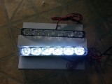 Lumini de zi DRL LED Auto, 6 LED, 6000K, cu Lupa, 15cm, Set 2 buc.