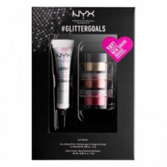 Kit cu 3 Nuante Glitter Nyx Professional GlitterGoals 02 10 gr foto