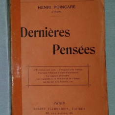 Dernieres pensees / Henri Poincare