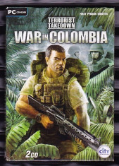 WAR IN COLOMBIA. JOC PC DE ACTIUNE. ORIGINAL foto