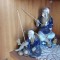 BIBELOURI PORTELAN -Pescari chinezi-set