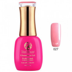 Oja Semipermanenta Glamorous Gel Total Beauty 15ml - #027 Shiny Pink foto