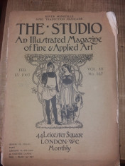 Revista art nouveau , originala Studio, 15 feb.1907 foto