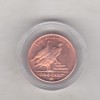 Bnk mnd Los Coyotes 1 cent 2011 unc , fauna Californiei, America de Nord