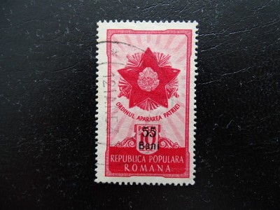 Romania LP 314 , supratipar Apararea patriei , Stampilat foto