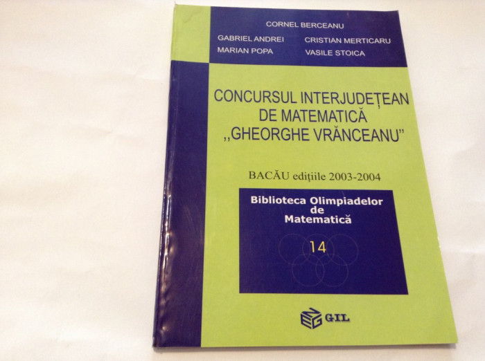 CONCURSUL INTERJUDETEAN DE MATEMATICA GHEORGHE VRANCEANU, 2003-2004 RF5/3