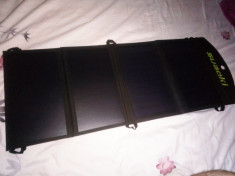 Incarcator solar 2 usb-uri putere 25W nou foto