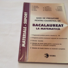 GHID DE PREGATIRE PENTRU EXAMENUL DE BACALAUREAT MATEMATICA IX-XII-RF5/3