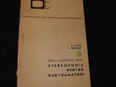 STEREOFONIA PENTRU RADIOAMATORI-PIESE SI CONSTRUCTII RADIO-G.DUCA-I. PRESURA- foto