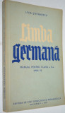 Manual limba Germana pentru clasa X-a 1961